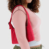 Bright Red Baggu Mini Nylon Shoulder Bag