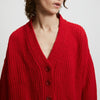Hole Cardigan in Red by Rita Row