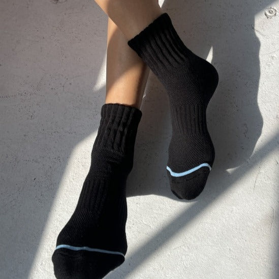 Swing Socks in Black by Le Bon Shoppe