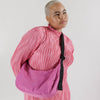 Extra Pink Baggu Medium Nylon Crescent Bag