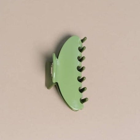 Two Toned Green Hair Claw Clip 