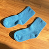 Blue Fuzzy Thick Cloud Socks