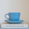 Blue Fiesta Coffee Cup by J'adore Beddor Vintage