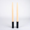 Light Peach Beeswax Taper Candles at Golden Rule Gallery 