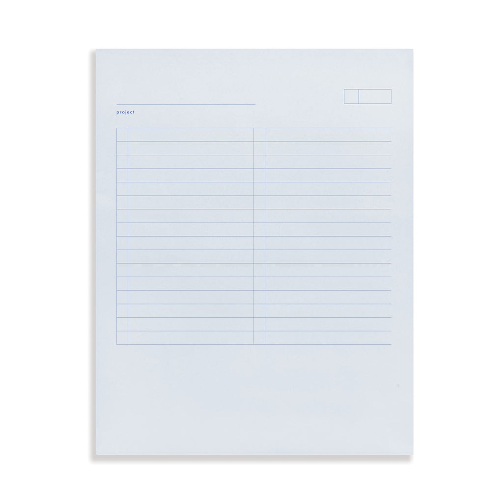 Project Pad in Blue | Blue Project Pad | Organizing Office Supplies | Everyday Project Planner | Moglea | Golden Rule Gallery | Excelsior, MN