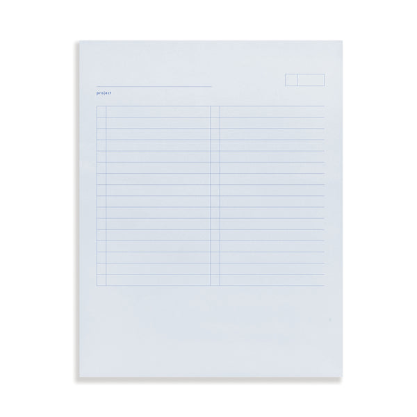 Project Pad in Blue | Blue Project Pad | Organizing Office Supplies | Everyday Project Planner | Moglea | Golden Rule Gallery | Excelsior, MN