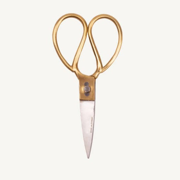 Utility Scissors | Brass & Stainless Steel | Civil Alchemy | Golden Rule Gallery | Excelsior, MN