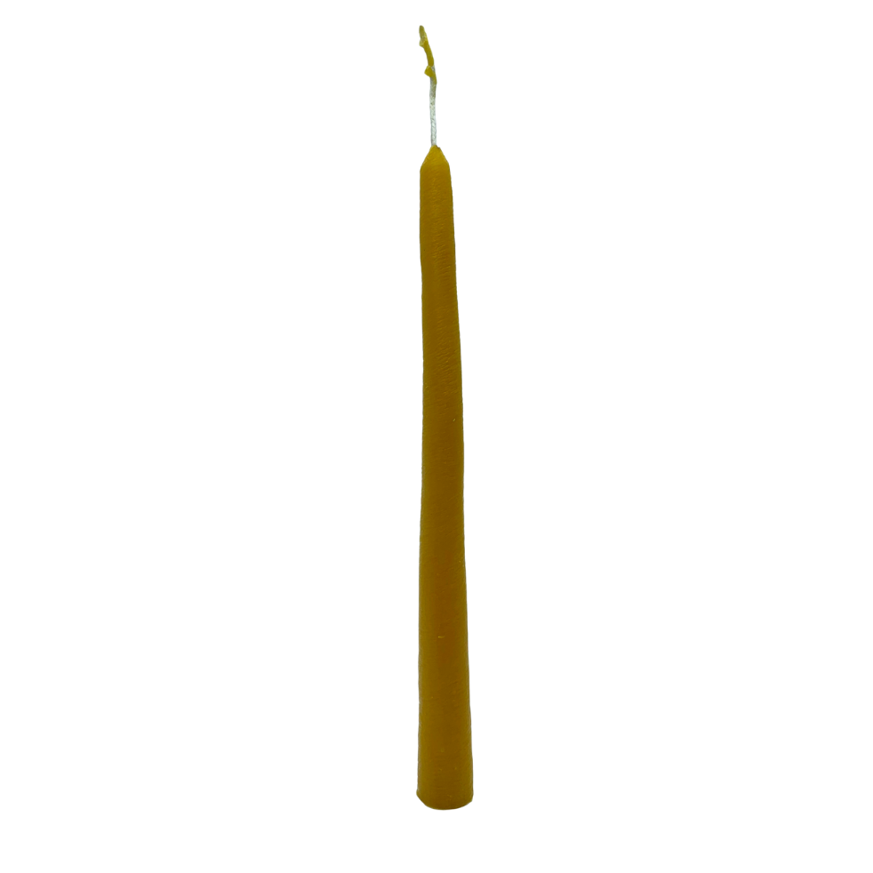 100% Natural Large Taper Beeswax Candle
