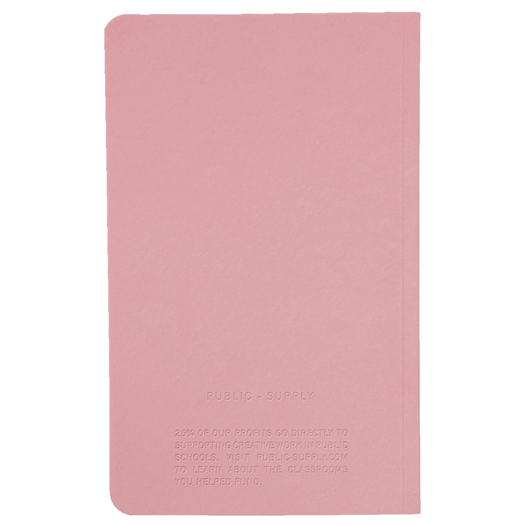 Blush Pink Embossed Soft Cover Notebook by Public Supply at Golden Rule Gallery in Excelsior, MN