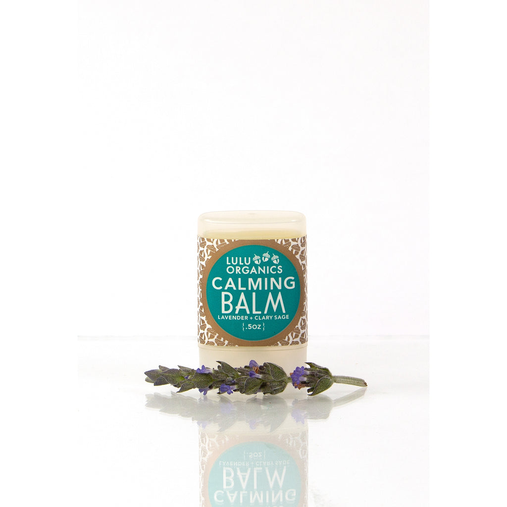 Calming Lavender Scented Balm by Lulu Organics at Golden Rule Gallery in Excelsior, MN