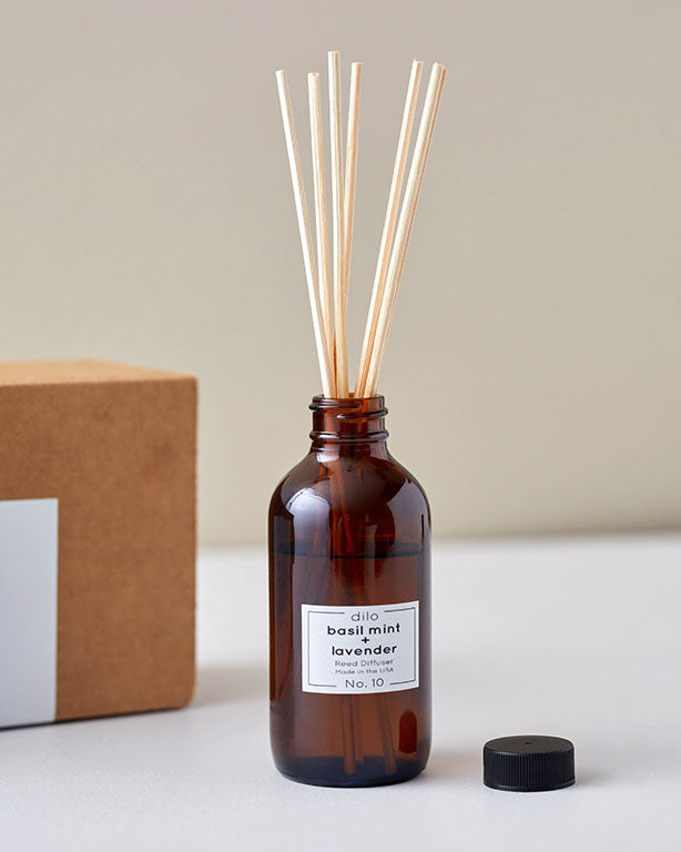 Reed Diffuser in Basil Mint and Lavender at Golden Rule Gallery in MPLS