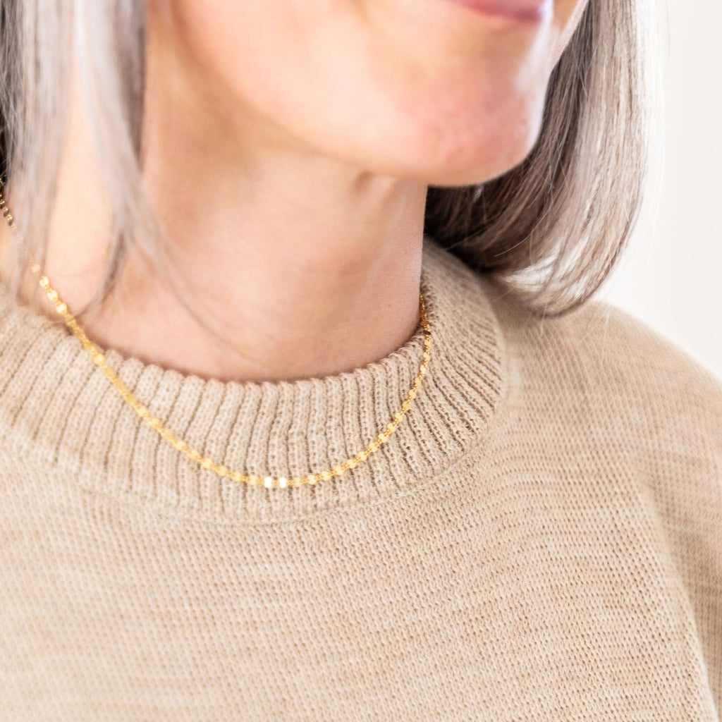 Gold Layering Chain | Simple Sparkle | Minnesota Jewelry | Italian Gold Chain | Classic | Golden Rule Gallery | Excelsior | Minnesota
