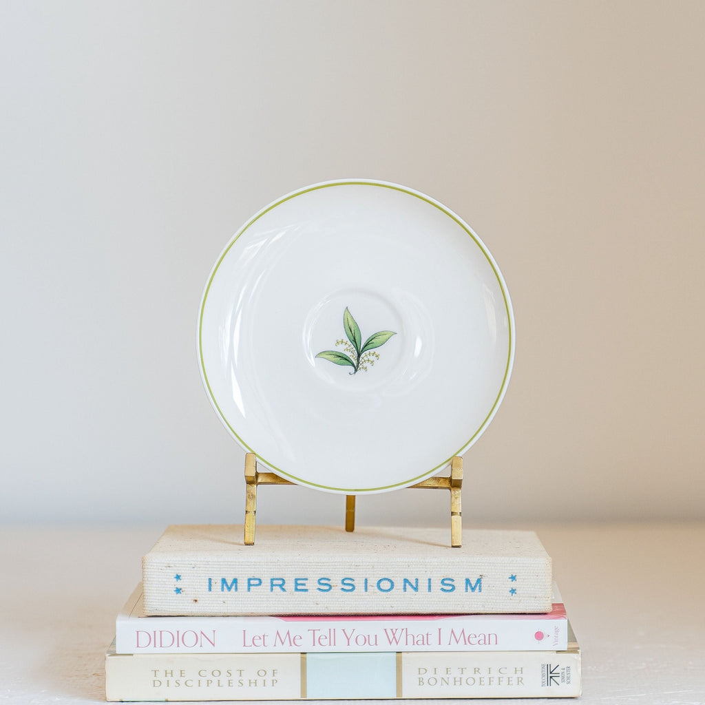 Vintage Lily of the Valley Saucer at Golden Rule Gallery