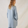 Canada Made Apparel | Salt Water Blue Eastwood Dress | Eve Gravel Tunic Dress | Eve Gravel Apparel | Sustainable Clothing | Eve Gravel Eastwood Dress | Golden Rule Gallery | Dresses | Excelsior, MN