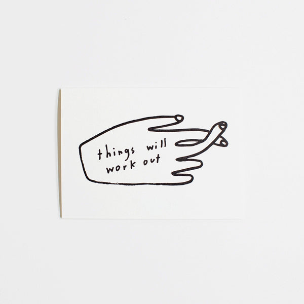 Things Will Work Out Card
