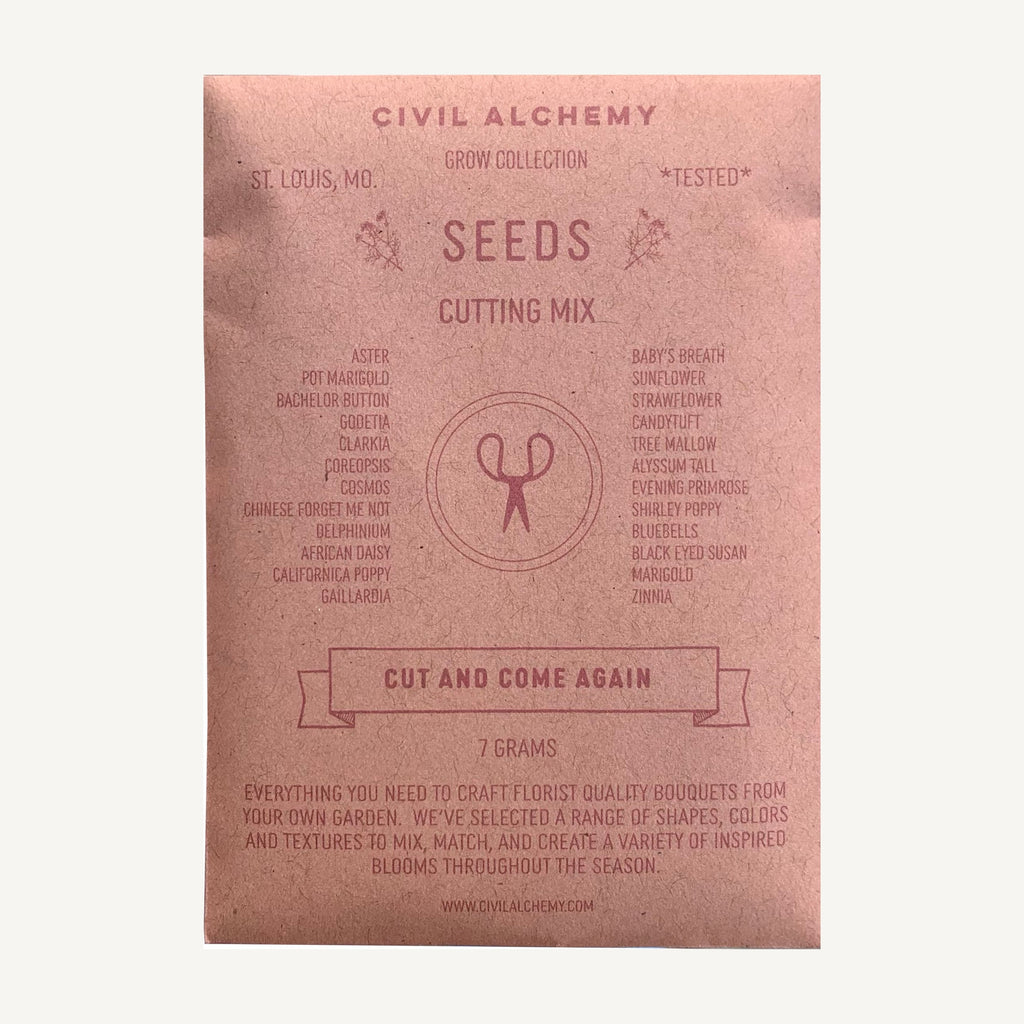 Cutting Seed Mix | Flower Seed Mix | Civil Alchemy | Golden Rule Gallery | Excelsior, MN