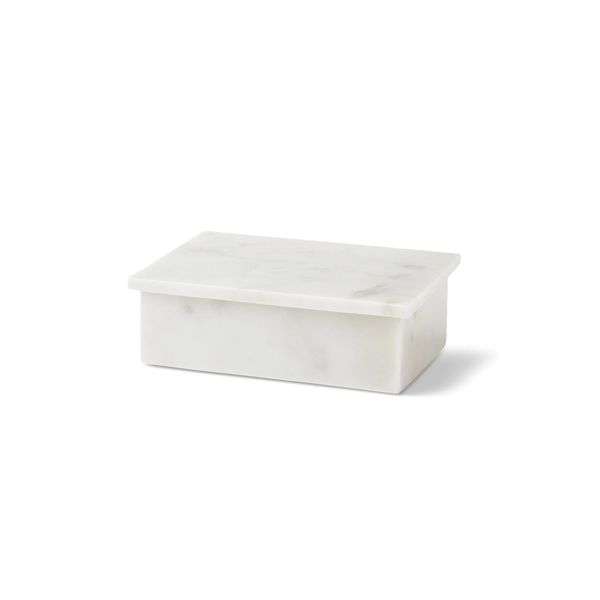 White Marble Keepsake Box | Golden Rule Gallery | Excelsior, MN