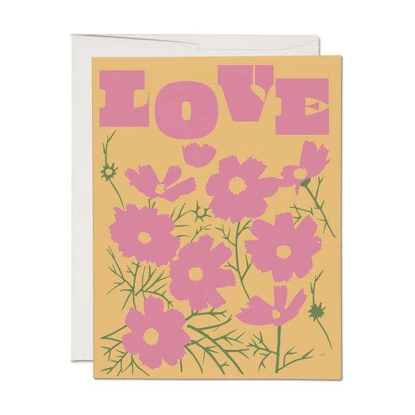 Love Cosmos Card | Red Cap Cards | Greeting Cards | Golden Rule Gallery | Excelsior, MN