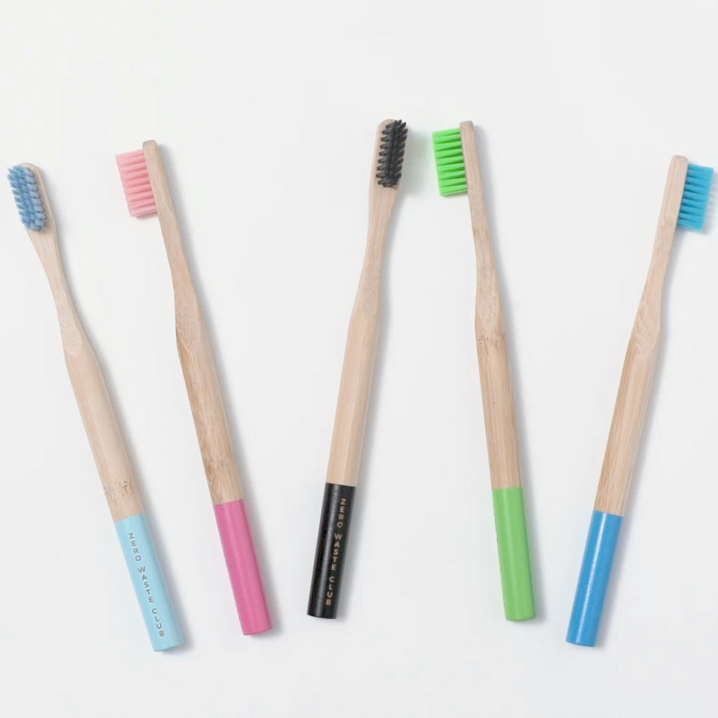 Zero Waste Bamboo Toothbrush | Sustainable Toothbrush | Zero Waste Club | Black Toothbrush | Golden Rule Gallery | Excelsior, MN
