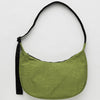 Avocado Green Baggu Medium Nylon Crescent Bag at Golden Rule Gallery