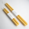 Mo & Co Home Natural Gold Beeswax Taper Candles 