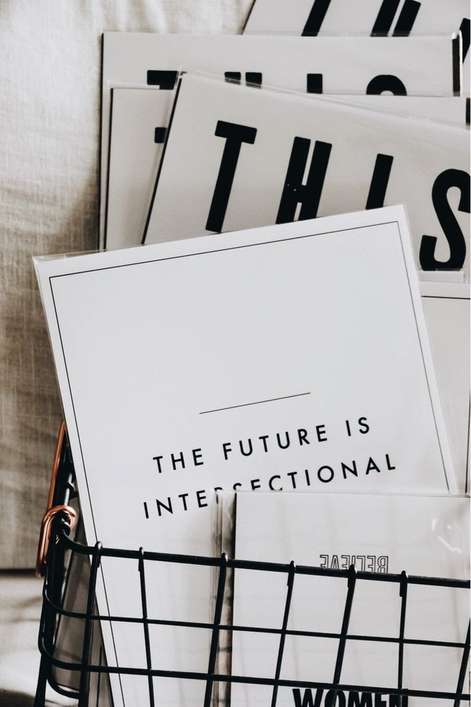 The Future is Intersectional Art Print | Rachel Bartz Designed Art | Intersectional Feminism | Golden Rule Gallery | Excelsoior, MN