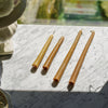 Minimalist Handmade French Beeswax Taper Candles at Golden Rule Gallery