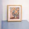 Rare 40s Vintage Sunflowers Print by Monet at Golden Rule Gallery 