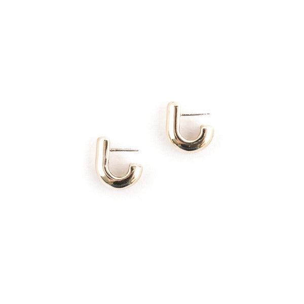 Gold Plated Victor Borge Earrings | Golden Rule Gallery | I Like It Here Club | Excelsior, MN