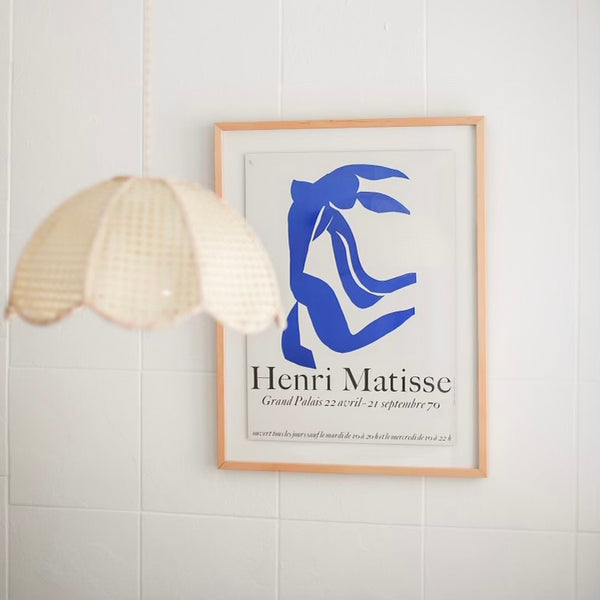 Iconic Matisse Cut out Blue Freedom on a Vintage 1970 French Exhibition Poster