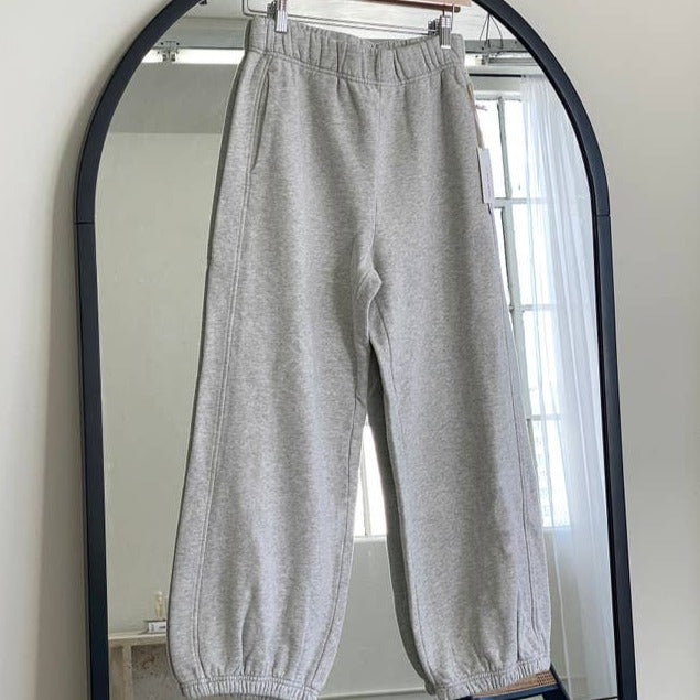 French Terry Thick Grey Sweatpants by Le Bon Shoppe