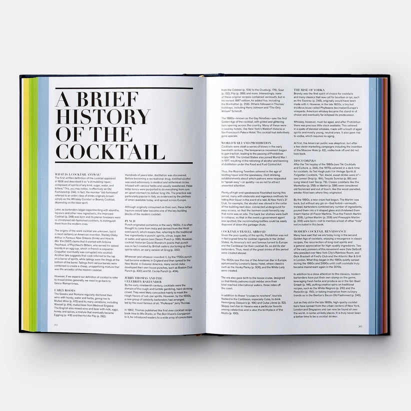 History of the Cocktail Recipe Book