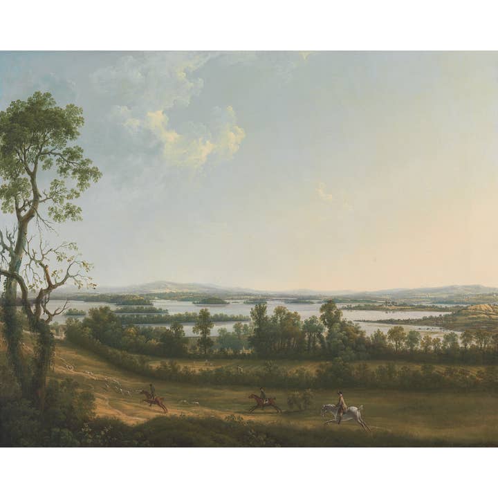 Landscape with Horses Print