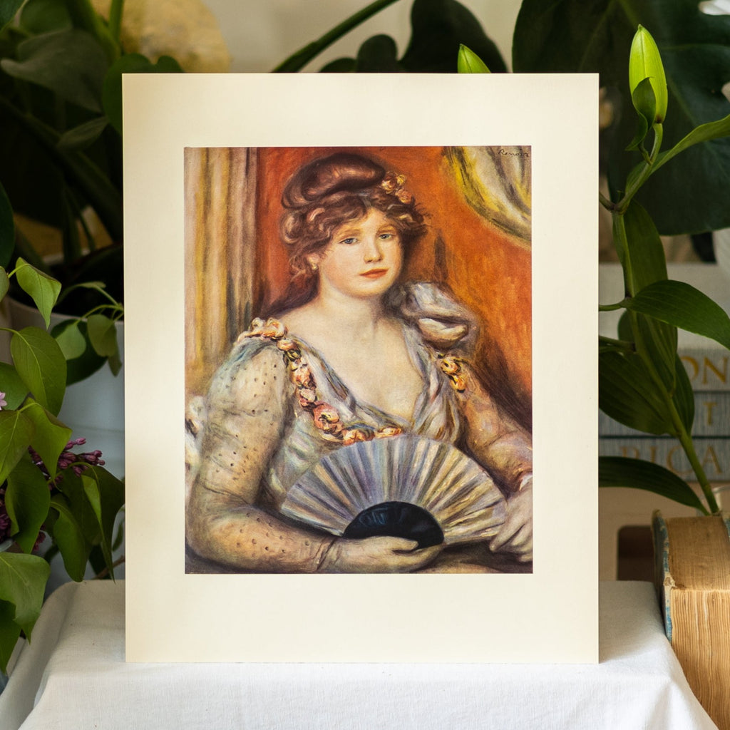 Lady with a Fan by Renoir