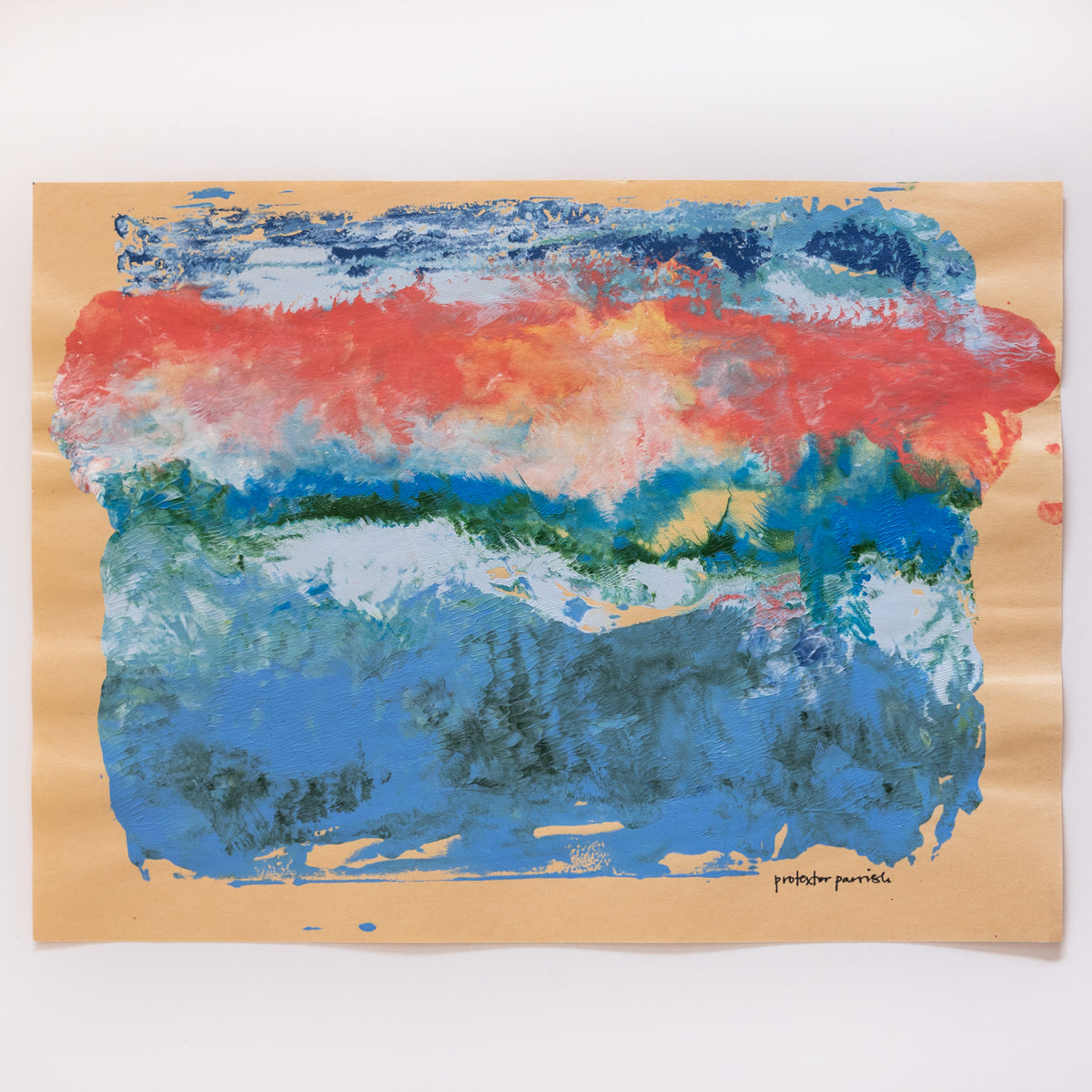 Color Study Landscape Original Monoprint Color Study Landscape | Golden Rule Gallery ...