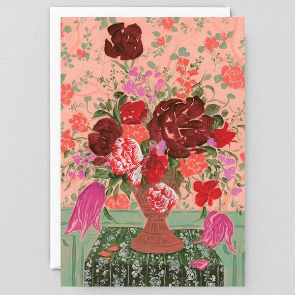 Red Bouquet Art Card