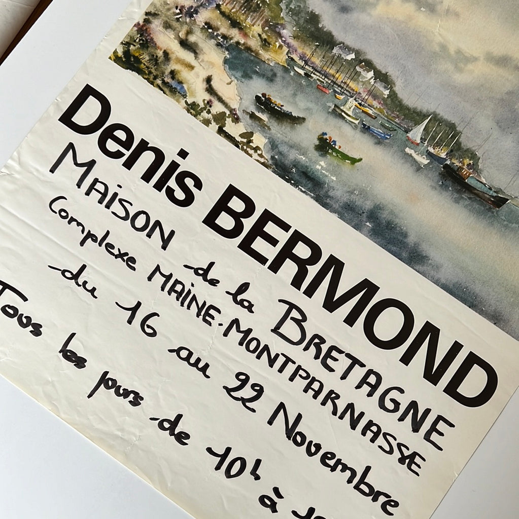 Vintage Denis Bermond French Poster