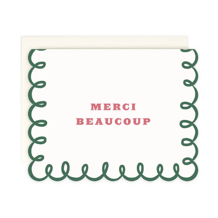 Merci Beaucoup Thank You Card