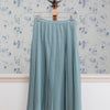 Vintage 70s Long Blue Skirt