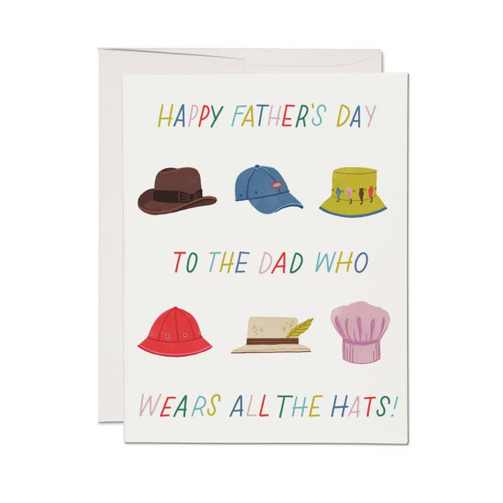 Lots of Hats Father's Day Card