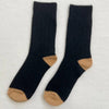 Cozy Black Cashmere Tall Socks by Le Bon Shoppe at Golden Rule Gallery