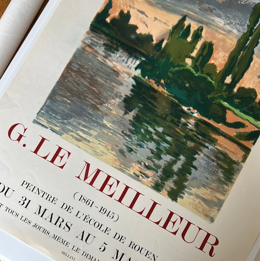 French Museum Exhibition Poster