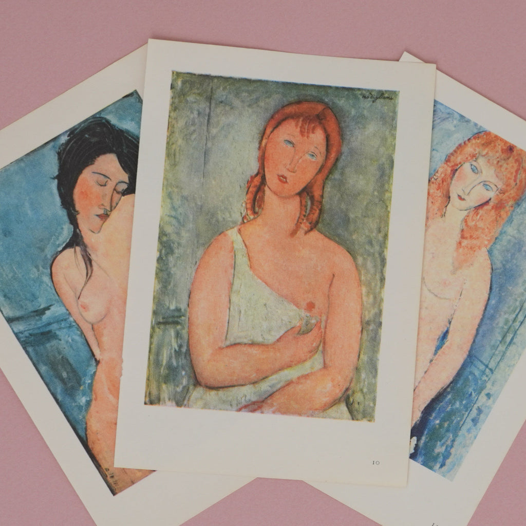 Vintage Modigliani Nude Mini Art Print