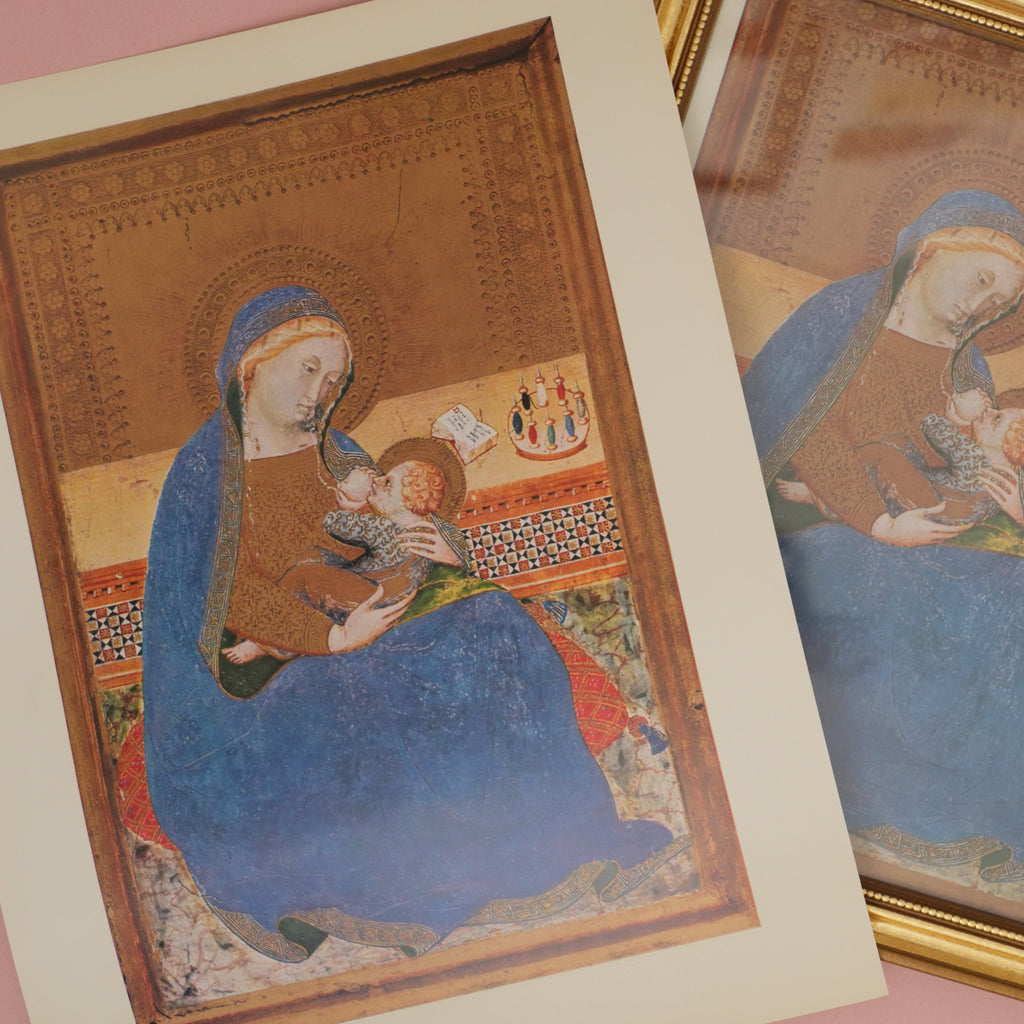 Vintage 1958 Tommaso da Moderna "Madonna and Child" 