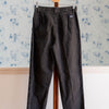 Vintage 1990s Washed Out Black Denim Jeans with Pleats