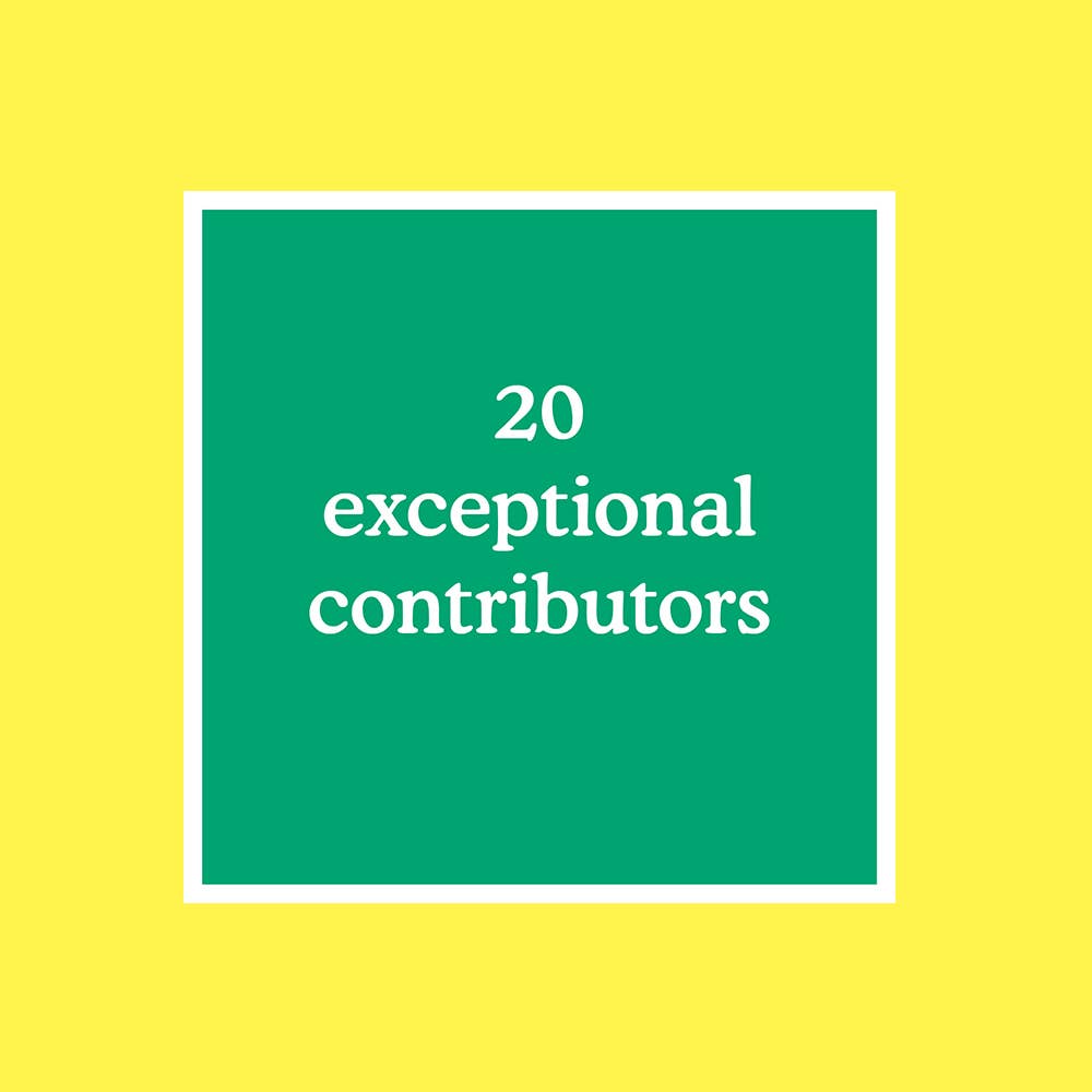 20 contributers in "New Rules Next Week" by Corita Art Center at Golden Rule Gallery