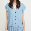 Rota Row Light Blue Summer Top at Golden Rule Gallery 