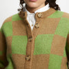 Color Block Colorful Checkered Sweater 