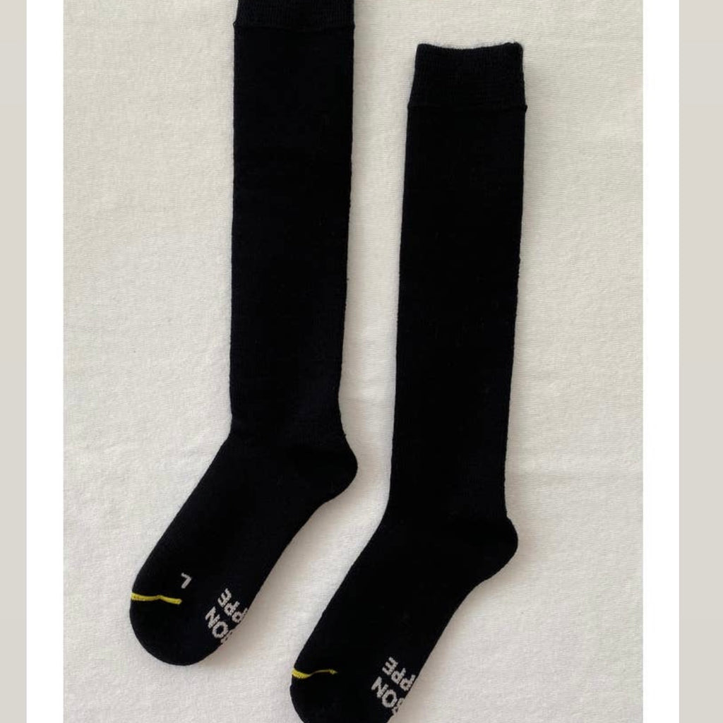 Le Bon Shoppe Hiker Socks in Black