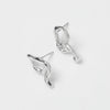 Butterfly Wing Earrings in Sterling Silver